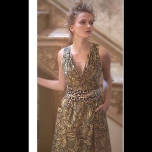 Anthropologie Falling Leaves Dress